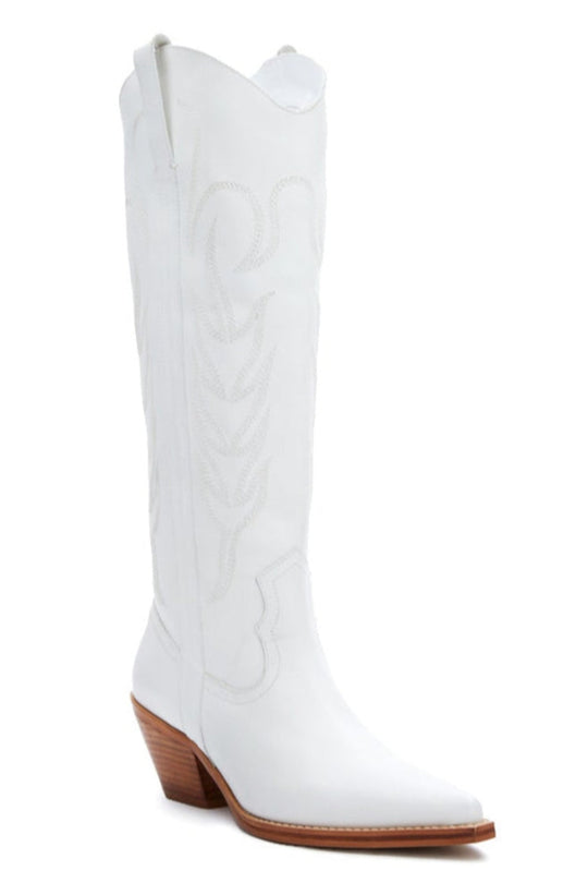 MATISSE - AGENCY WESTERN BOOT - WHITE