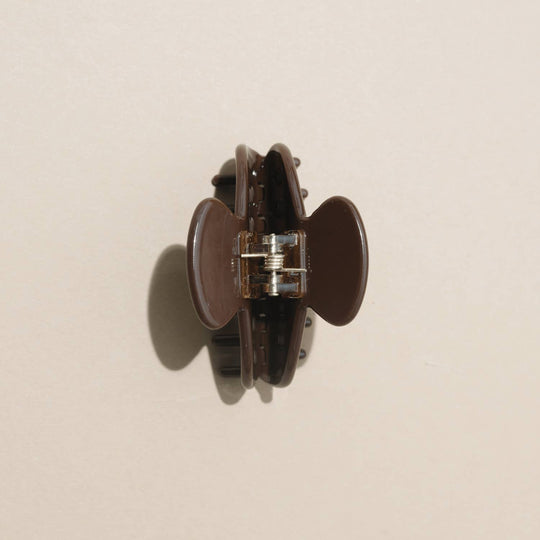 NAT + NOOR - SMALL 2" CLAW HAIR CLIP - CHOCOLATE