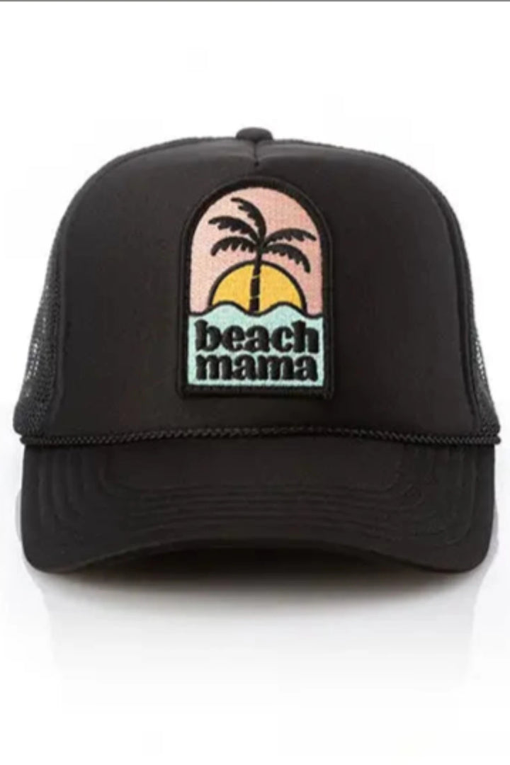 Local Beach Beach Mama Patch Trucker Hat