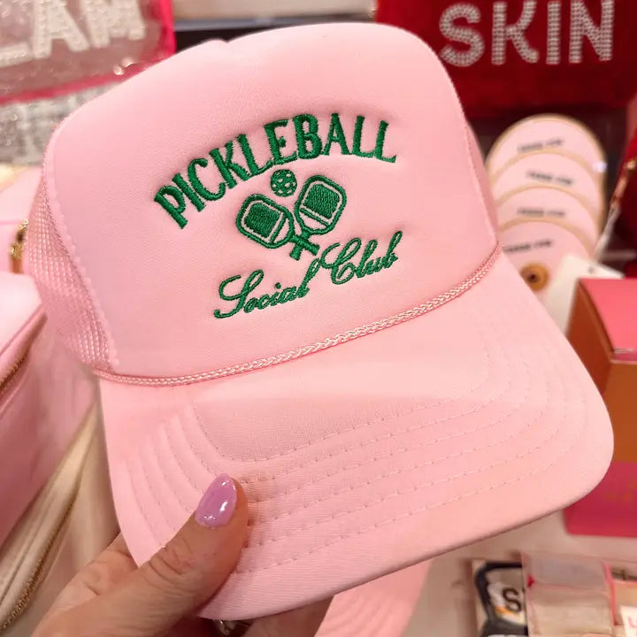 KENZKUSTOMZ - Pickleball Social Club Pink Trucker