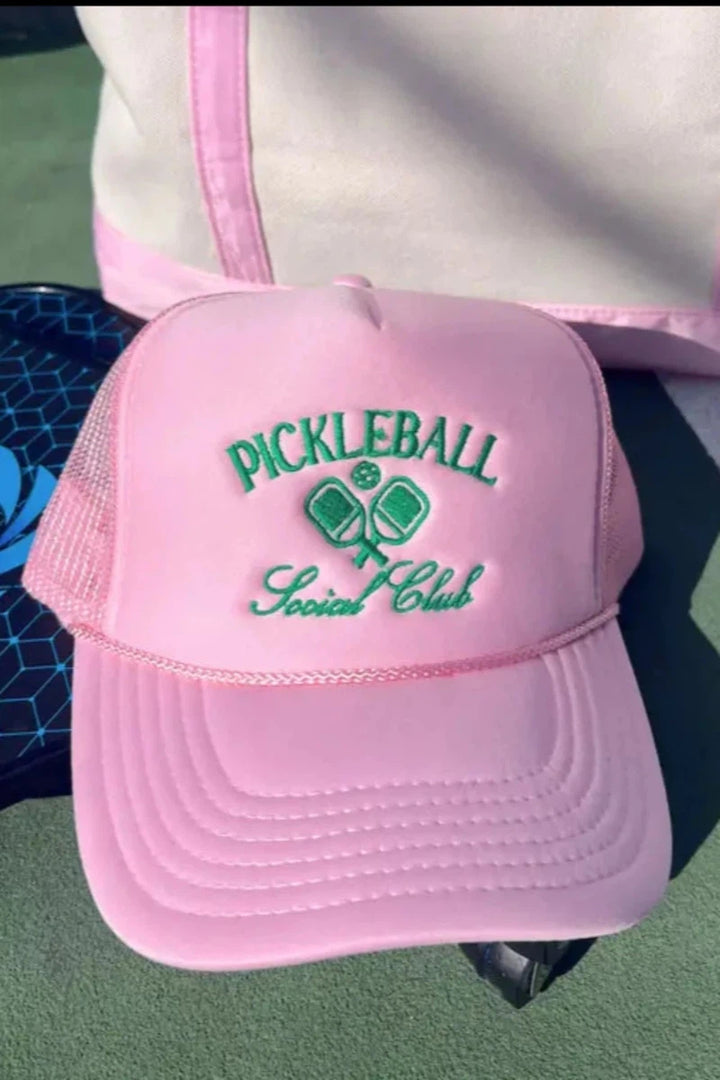 KENZKUSTOMZ - Pickleball Social Club Pink Trucker